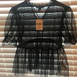 Forever 21 sheet mesh top